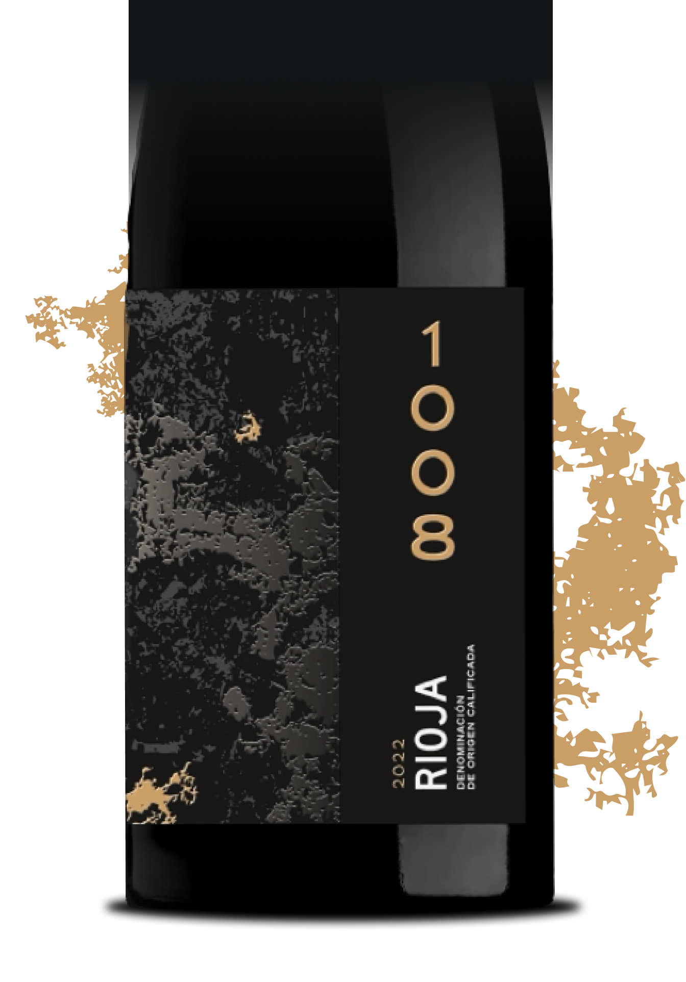 Detalle botella 1008 cosecha - Rioja 2022